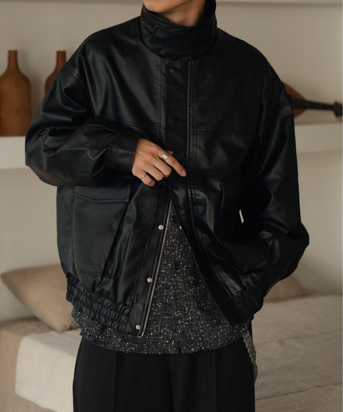 epnok ブルゾン アウター ヴィンテージライクショートブルゾン メンズ