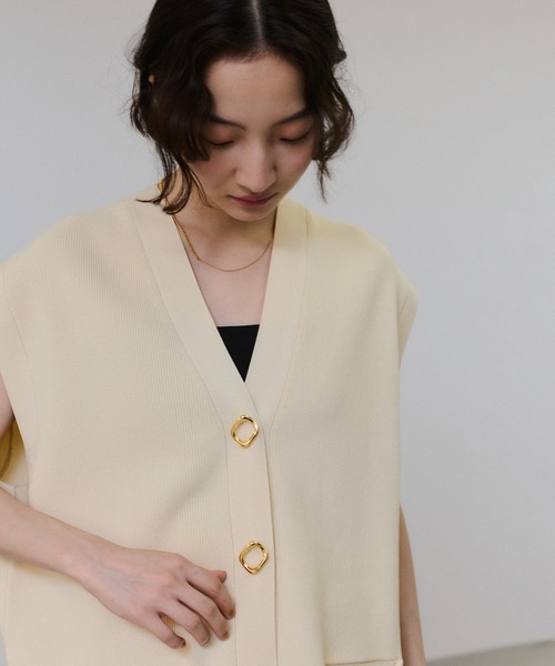 ADAM ET ROPE'（アダムエロペ） ベスト ジレ 「サステナブル」ミドル