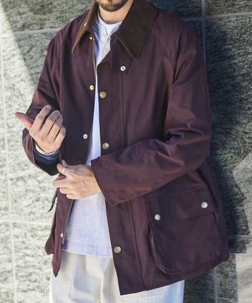 Barbour（バブアー） ブルゾン アウター 別注 BEDALE OS SLEEVE メンズ