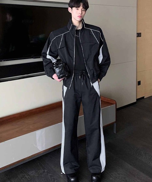 TopIsm（トップイズム） ジャージ 「2025」パイピング切替 ナイロン