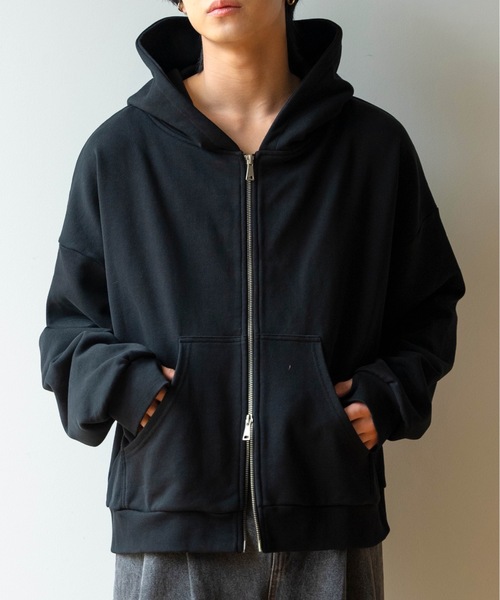 SINSS パーカー Double zip hoodie / ダブルジップフーディ メンズ