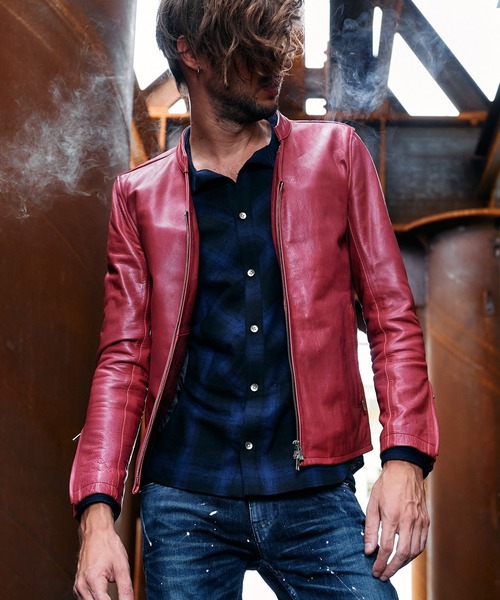 NO ID.（ノーアイディー） 革ジャン ライダース メンズ : ZOZOTOWN