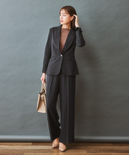 7days Life Styling スーツ 「セットアップ対応・洗える」テーラード