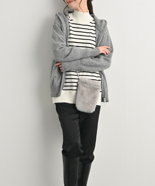 パーカー カシミヤ100％フーディーパーカー レディース : ZOZOTOWN