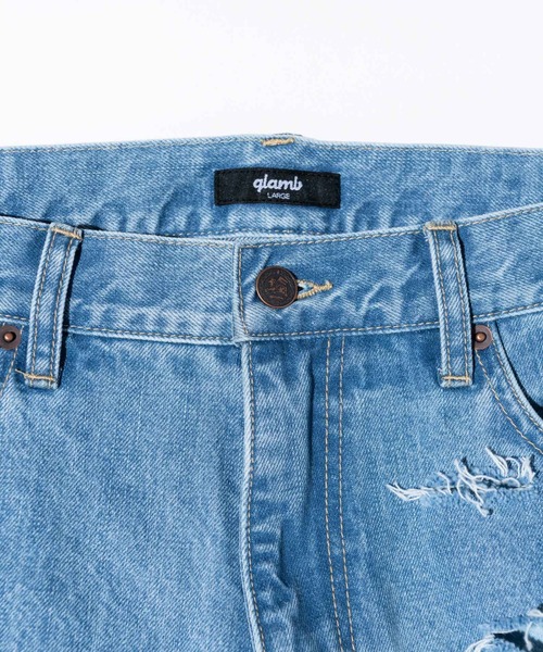 glamb（グラム） ジーンズ Shred Damage Denim / シュレッドダメージ