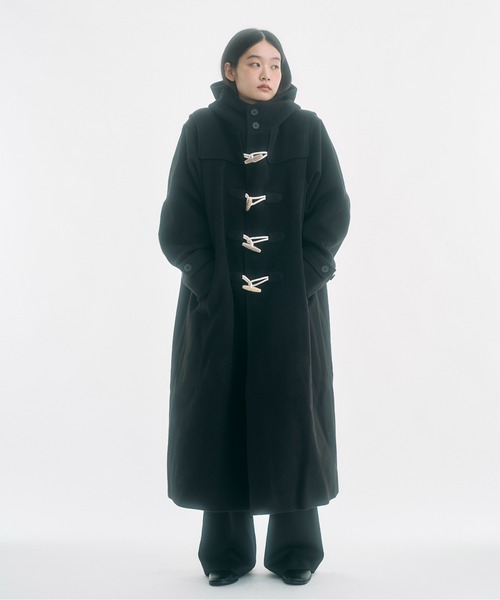 FEKETE（フェケテ） ダッフルコート コート high-neck hooded long
