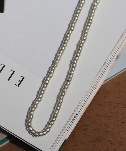 Indian Jewelry ネックレス シルバービーズネックレス / Thai Silver