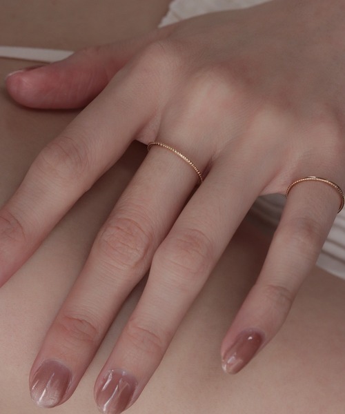 NOIR DE POUPEE（ノワールドプーペ） 指輪 リング K10 layer ring