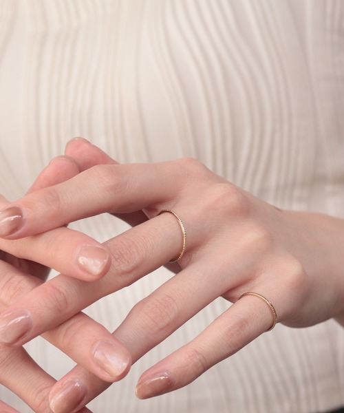 NOIR DE POUPEE（ノワールドプーペ） 指輪 リング K10 layer ring