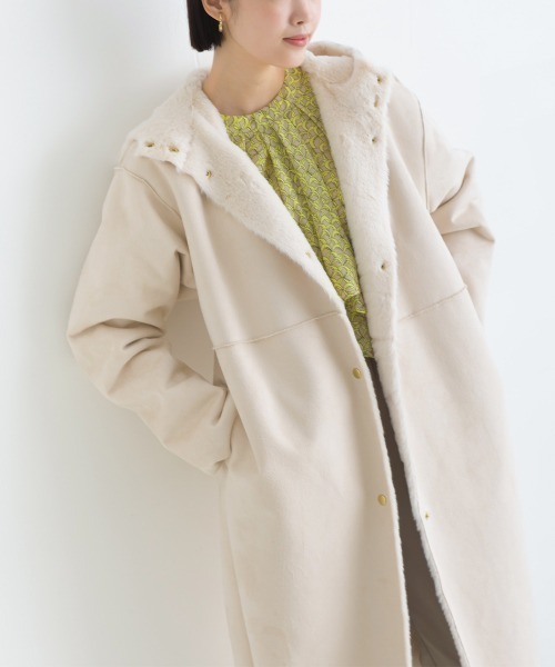 PICCIN（ピッチン） ムートンコート ボアコート フェイクムートン