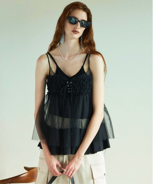 MAISON SPECIAL（メゾンスペシャル） ブラウス シャツ See-through