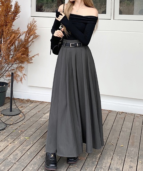 スカート ロングプリーツスカート : ZOZOTOWN Yahoo!店 - 通販 - Yahoo