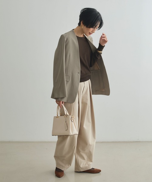 CROSS FUNCTION（クロスファンクション） ジャケット ノーカラー