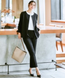 7days Life Styling セットアップ 「洗える・ストレッチ」ウール調ノー