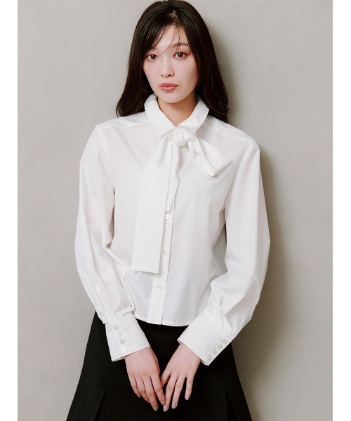 SNIDEL（スナイデル） ブラウス シャツ ボウタイシャツ レディース