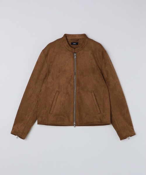 SHIPS（シップス） 革ジャン ライダース SHIPS: ポリエステル フェイク