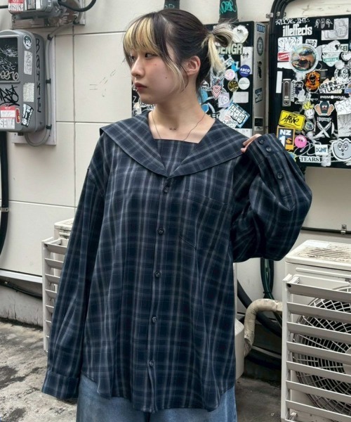 Candy Stripper（キャンディーストリッパー） ブラウス シャツ SAILOR