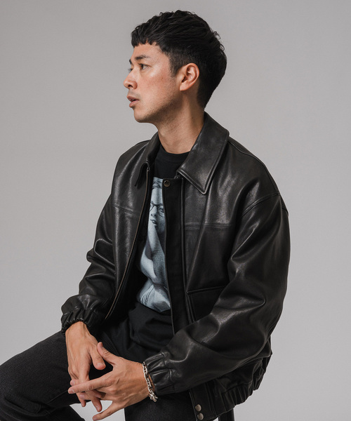 EDIFICE（エディフィス） 革ジャン ライダース A2 レザーショート