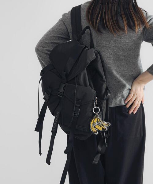GANNI（ガニー） デイバック リュック GANNI Recycled Tech Backpack