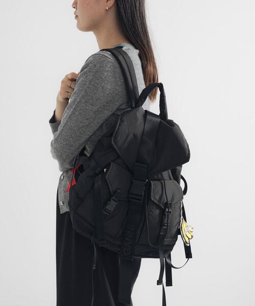 GANNI（ガニー） デイバック リュック GANNI Recycled Tech Backpack