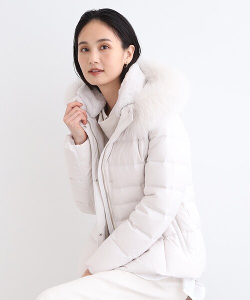 INDIVI（インディヴィ） ダウンコート ダウンジャケット 「名品／撥水