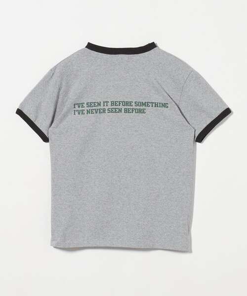 6 tシャツ 「6(ROKU)」THINK DIFFERENTRY リンガーTシャツ レディース