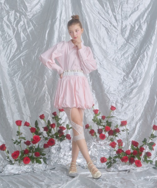 monepine スカート balloon layered skirt/バルーンレイヤードスカート