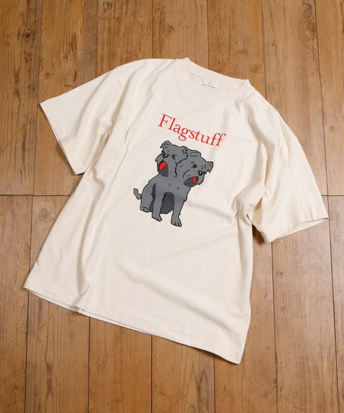 F-LAGSTUF-F（フラグスタフ） tシャツ フラグスタフ / ”BG” TEE ドッグ