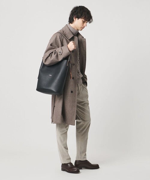 halon トートバッグ 「hALON」レザー バケットバッグM メンズ