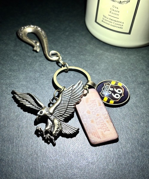 1004ST キーホルダー ビンテージデザイン キーリング : ZOZOTOWN Yahoo