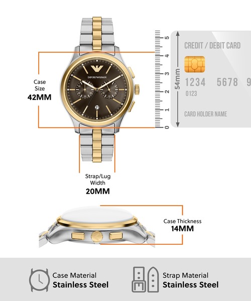 EMPORIO ARMANI 腕時計 エンポリオ・アルマーニ メンズ アナログ