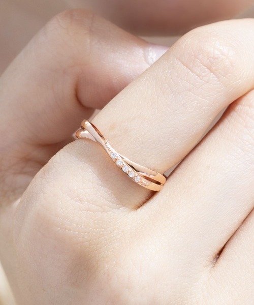 Canal4℃（カナルヨンドシー） 指輪 リング K10ピンクゴールド