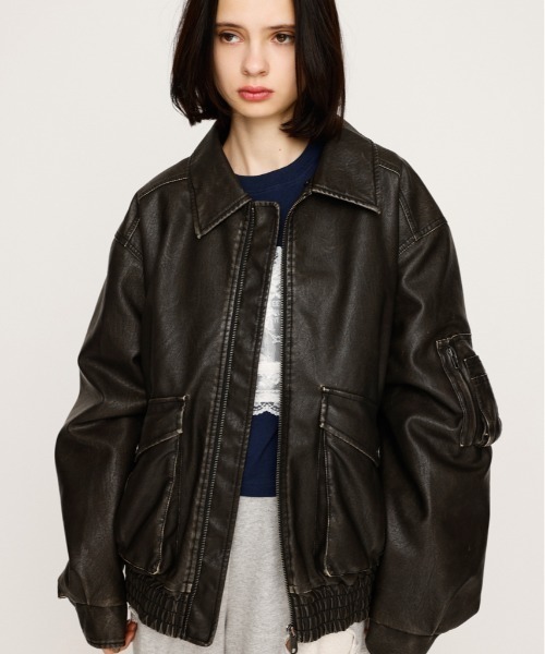 SLY（スライ） ブルゾン アウター 「完売カラー再入荷」WASHED PUFFER