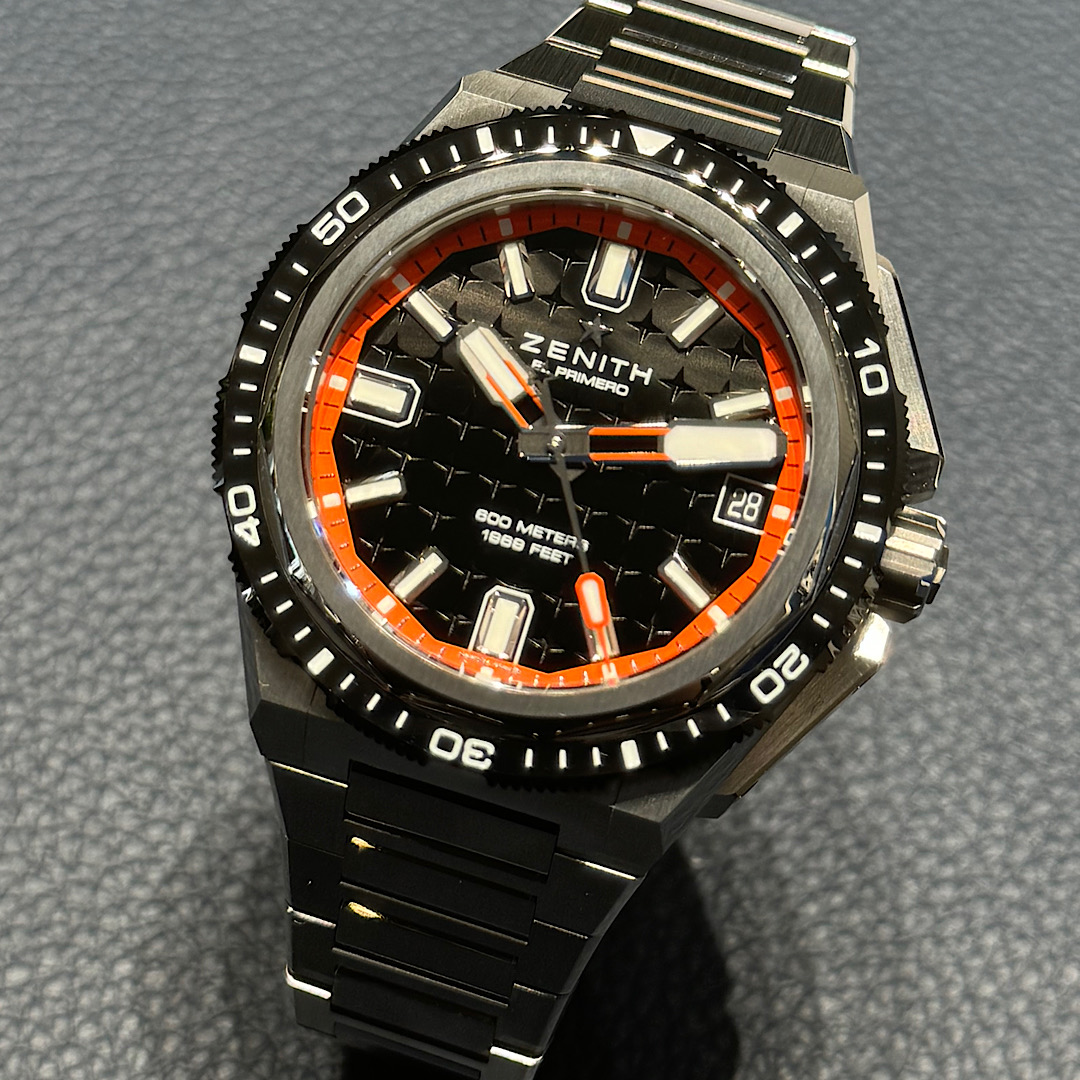 海の更なる深みへと挑むゼニスのダイバーズウォッチ！『デファイ