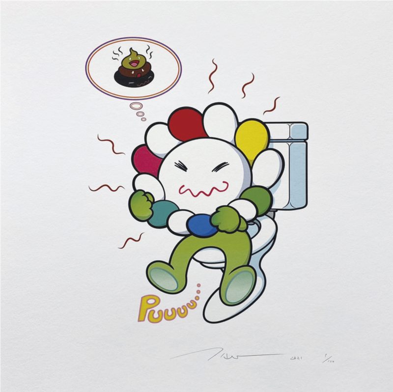 2月3日(水)10時より、WEBショップにて村上隆新作エディションサイン