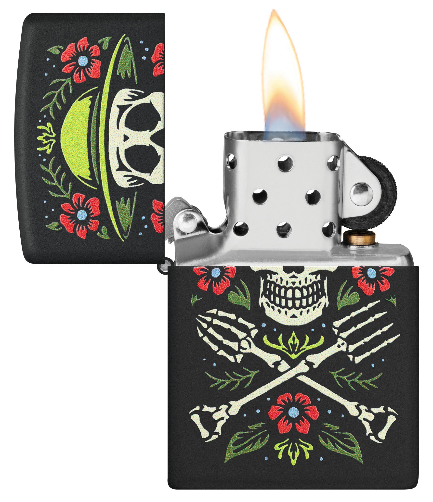 Zippo Garden for Life Design Black Matte Windproof Lighter – Zippo USA