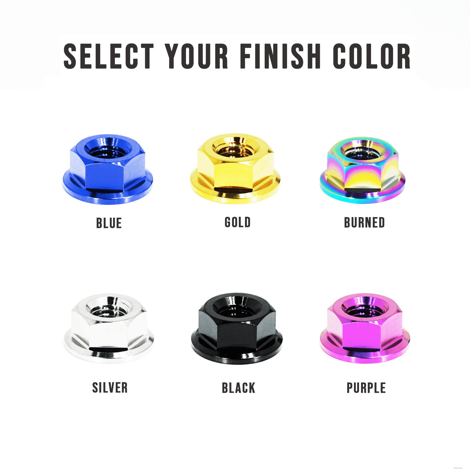 Front Shock Tower Nuts for FR-S/BRZ/Toy. 86/WRX/Impreza/STI, Titanium