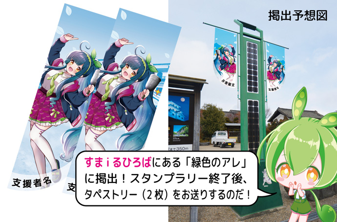 第16回ずん子スタンプラリークラウドファンディングのリターンについて