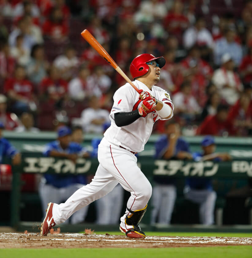 松山竜平選手をインタビュー 強力打線の中核担う | ひろしま企業図鑑