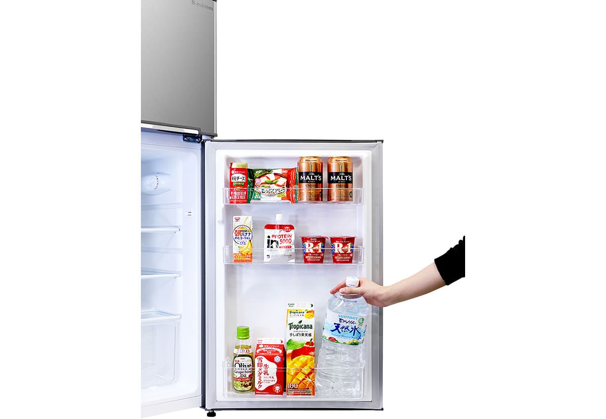 2ドア冷凍/冷蔵庫 118L（WR-2118SL/WR-2118BK）｜A-Stage inc.