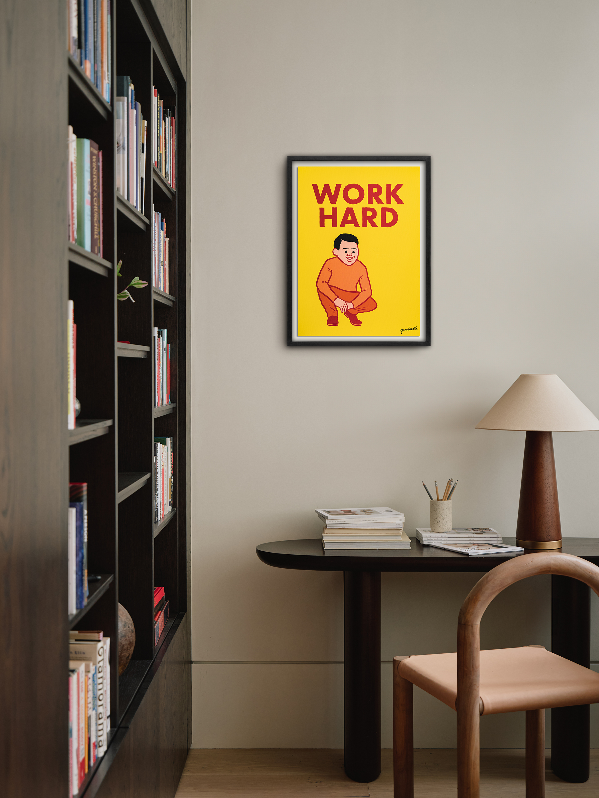 Work Hard And Then Die by Sir Joan Cornellà