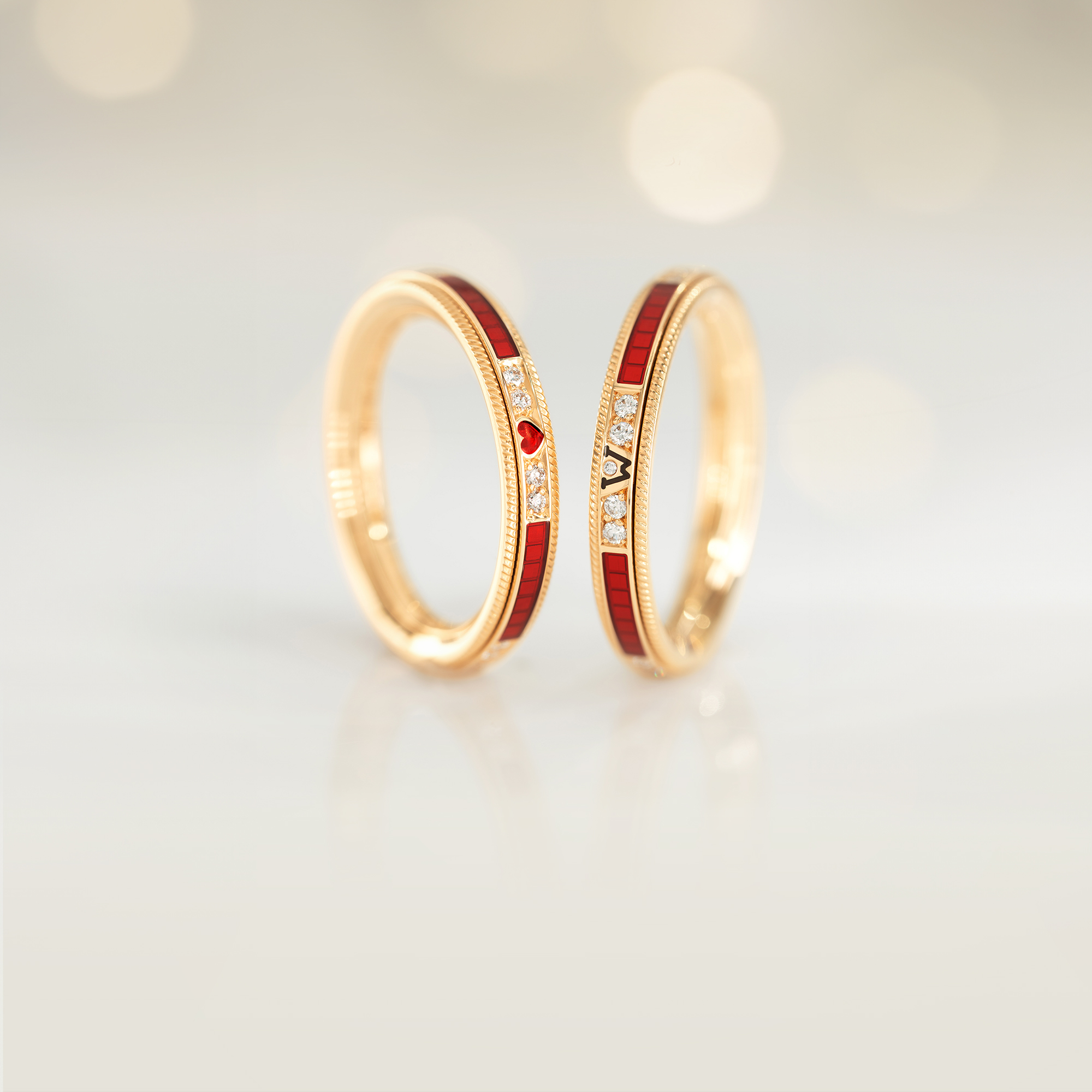 リング「OUR DELIGHT. Rose red」