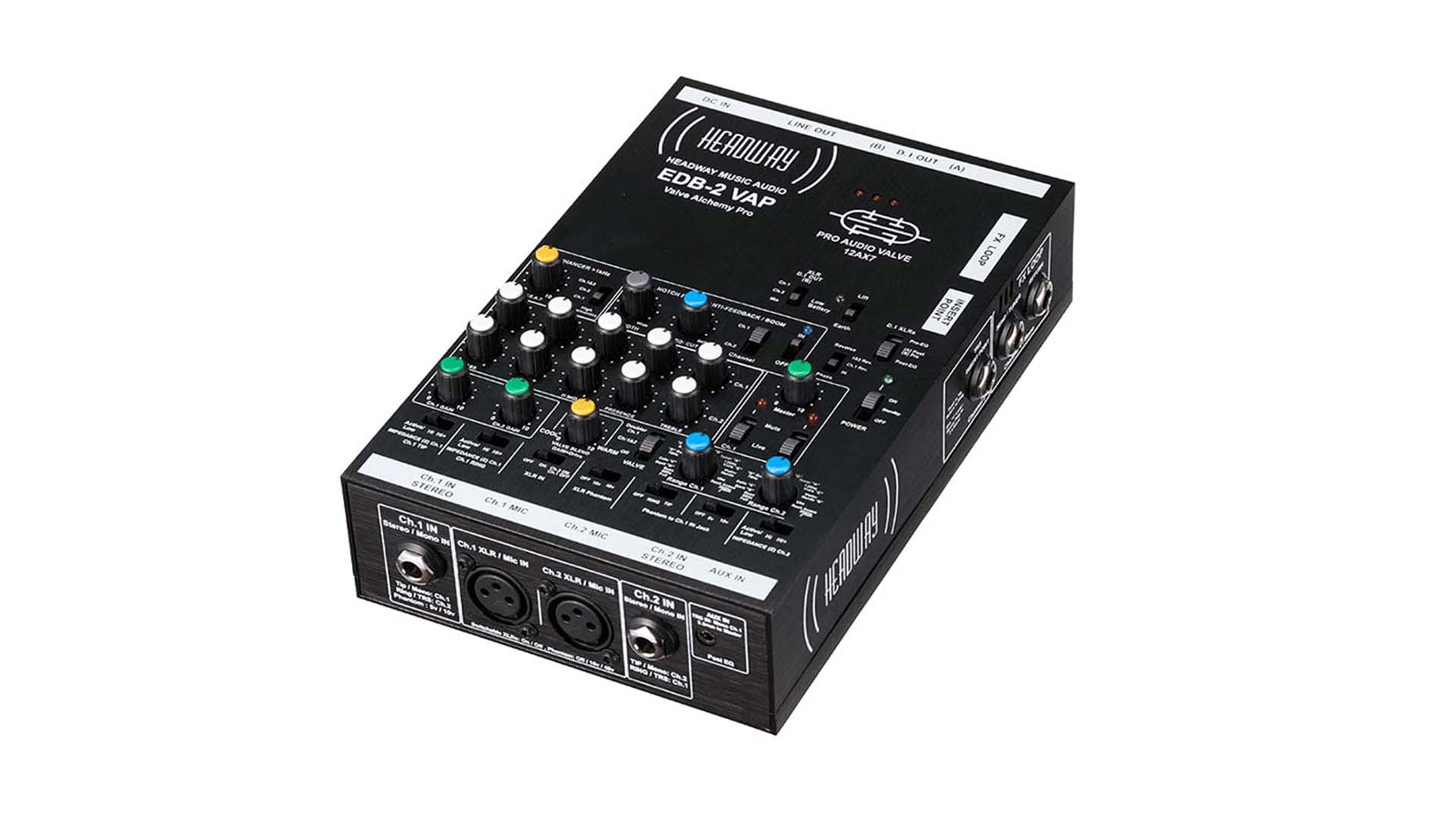 Headway Musicより、チューブ回路搭載のアコースティック・ポータブル