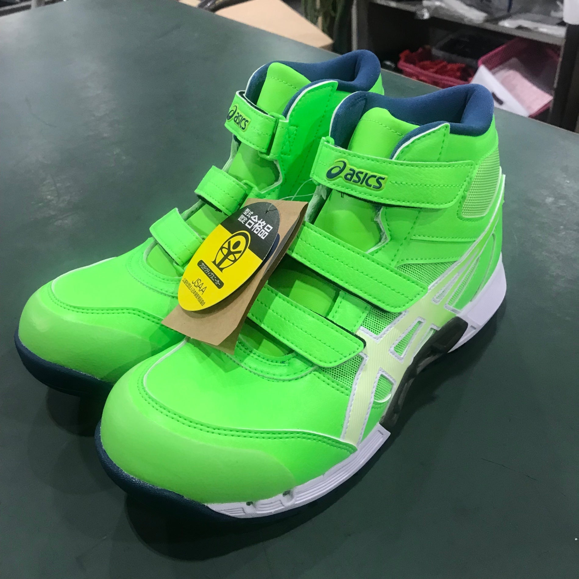 アシックス(asics) 安全靴 WINJOB CP308 AC 26.0cm GREEN GECKO/GREEN
