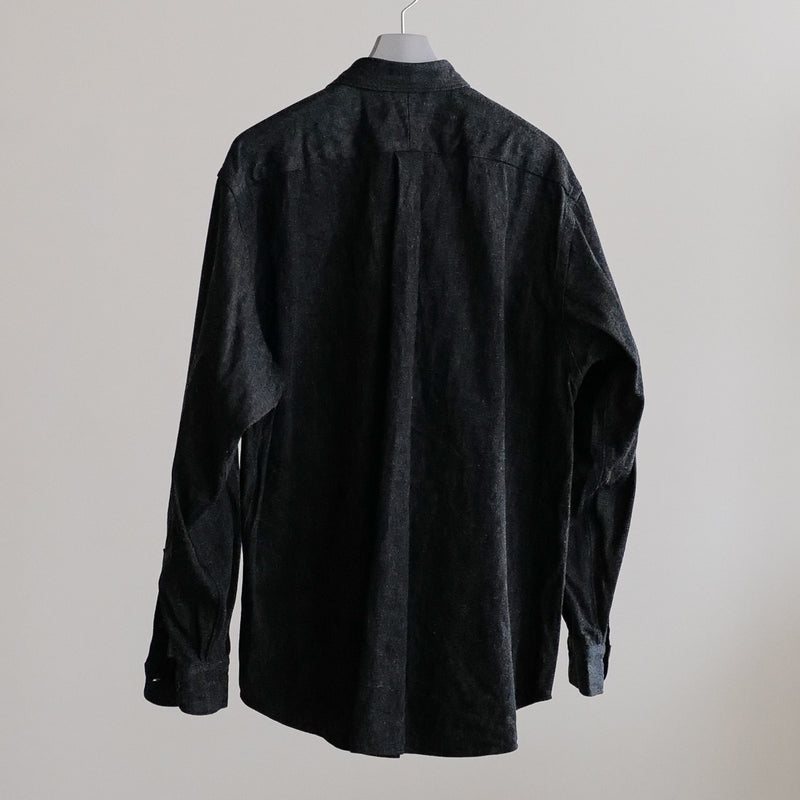 DENIM COMOLI SHIRTS (BLACK / ECRU) – ABOUT