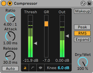 Liveオーディオエフェクトリファレンス — Ableton Reference Manual