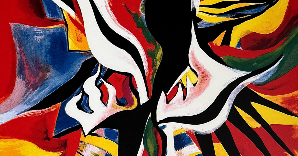 岡本太郎「哄笑」リトグラフ/絵画販売