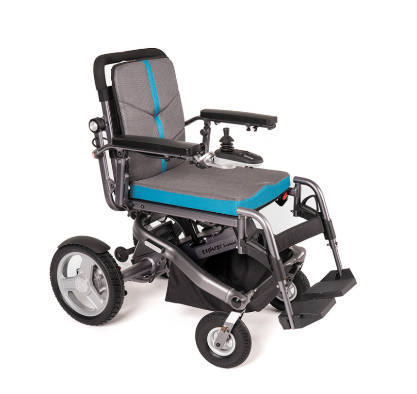New version of the Apex Wellell i-Explorer 5 electric wheelchair.