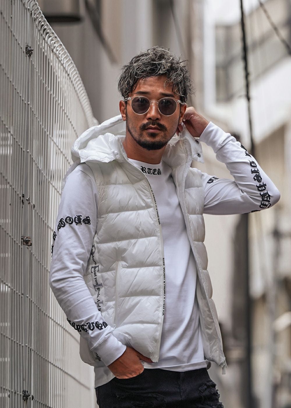 RT EG ブラック パファーベスト AMBITION RTEGリファインドベスト