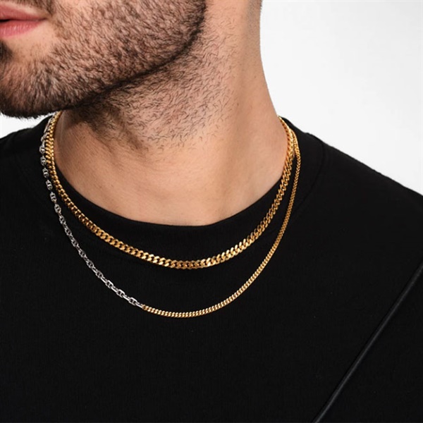 TOMWOOD トムウッド Rue Chain Duo 18inch ゴールド シルバー チェーン